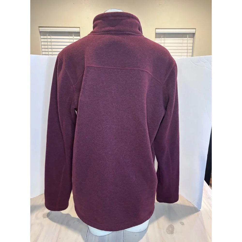 The North Face Mens Gordon Lyons 1/4 Zip Fleece Pullover Burgundy Red NF0A2SUX L